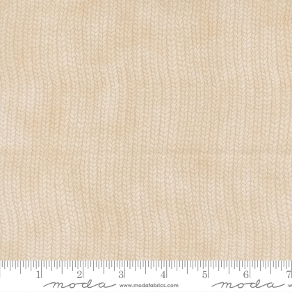 Moda - When Snow Falls - Stocking Weave Stripes, Snowy White