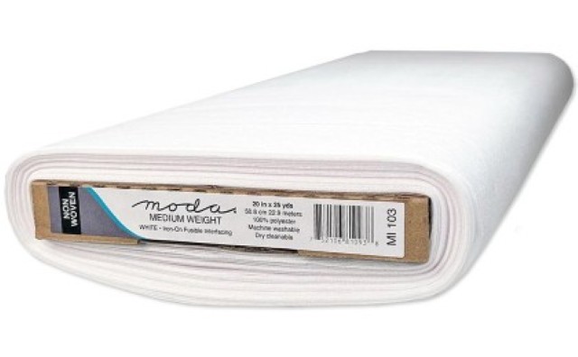Moda Interfacing - Fusible Non-Woven Mid-Weight - 20'