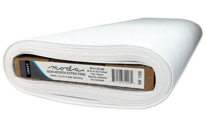 Moda Interfacing - Fusible XFirm Nonwoven - 20', White