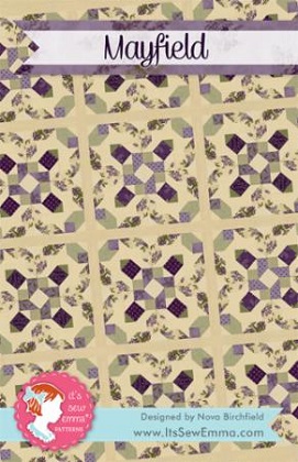 Moda Pattern - Lilac Ridge - Mayfied Quilt Pattern - 54' x 71'