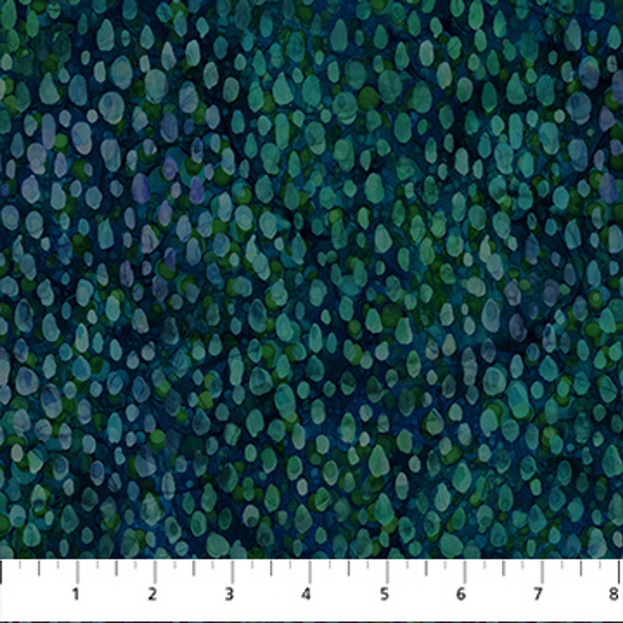 Northcott - Autumn Breeze - Pebble Texture, Dark Teal