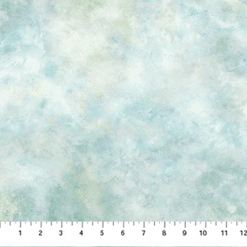 Northcott - Autumn Splendor - Mottled, Light Teal