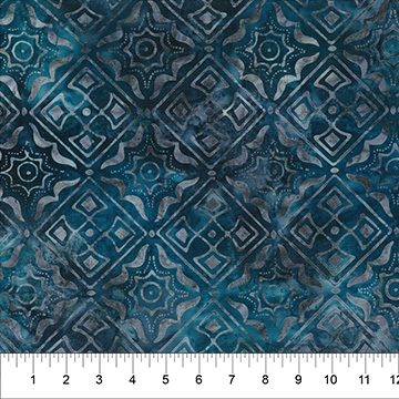 Northcott - Banyan Batik 23 - Destination, Dark Teal