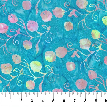 Northcott - Banyan Batiks - Northern Lights, Turquoise