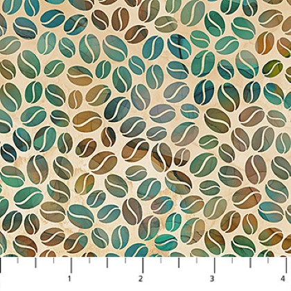 Northcott - Barista - Packed Beans, Ochre