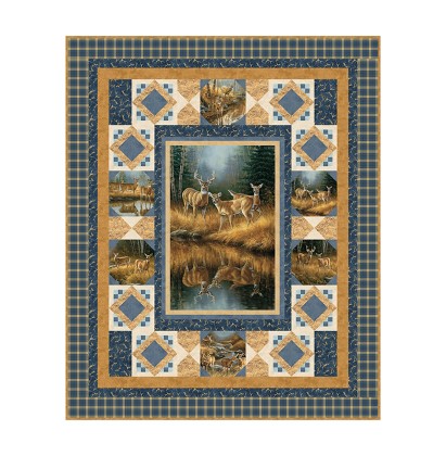 Northcott - Digital Quilt Top - Hidden Allure