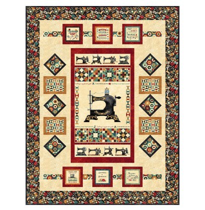 Northcott - Digital Quilt Top - Treasured Things - Size:  60” x 76”