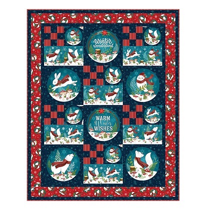 Northcott - Digital Quilt Top - Winter Bits and Bobs