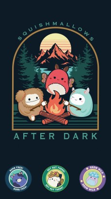 Northcott - Happy Campers: Original Squishmallows - 24' Poster Panel