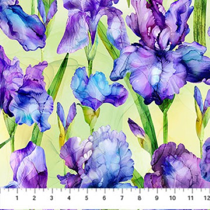 Northcott - Infatuation - Iris Feature, Green