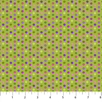 Northcott - Life Happens - Dots, Green