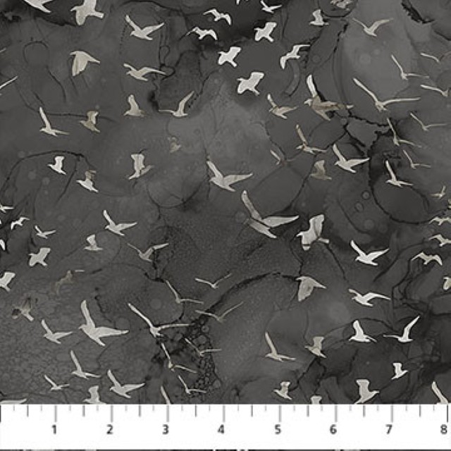 Northcott - Misty Morning - Birds, Black