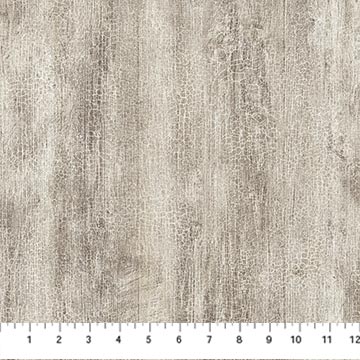 Northcott - Timberland Trail Flannel - Whitewashed Wood, Beige