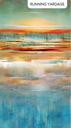 Northcott - Tranquil Tides - Sunrise Ombre, Blue