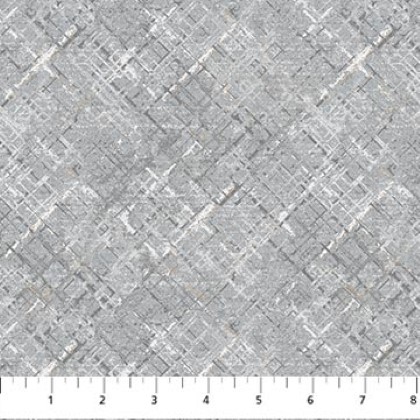 Northcott - Urban Vibes - Diagonal Texture, Gray