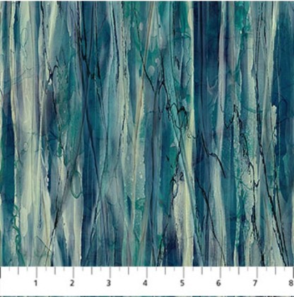 Northcott - Whisper - Stria, Blue