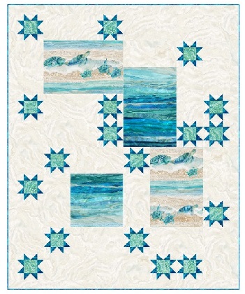 Northcott Pattern - Chillaxing - Turtle Bay Collection