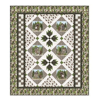 Northcott Pattern - Insight - Based on Bear Necessities Collection - 64â€x73â€