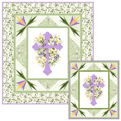 Northcott Pattern - Lily Frame - Based on Spring Awakening collection