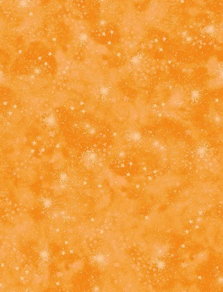Oasis - Fun Flannel - Stars, Orange