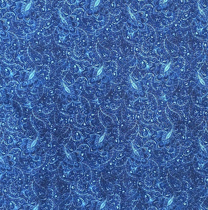 Oasis Fabrics - 118' Classic - Tonal Floral, Royal