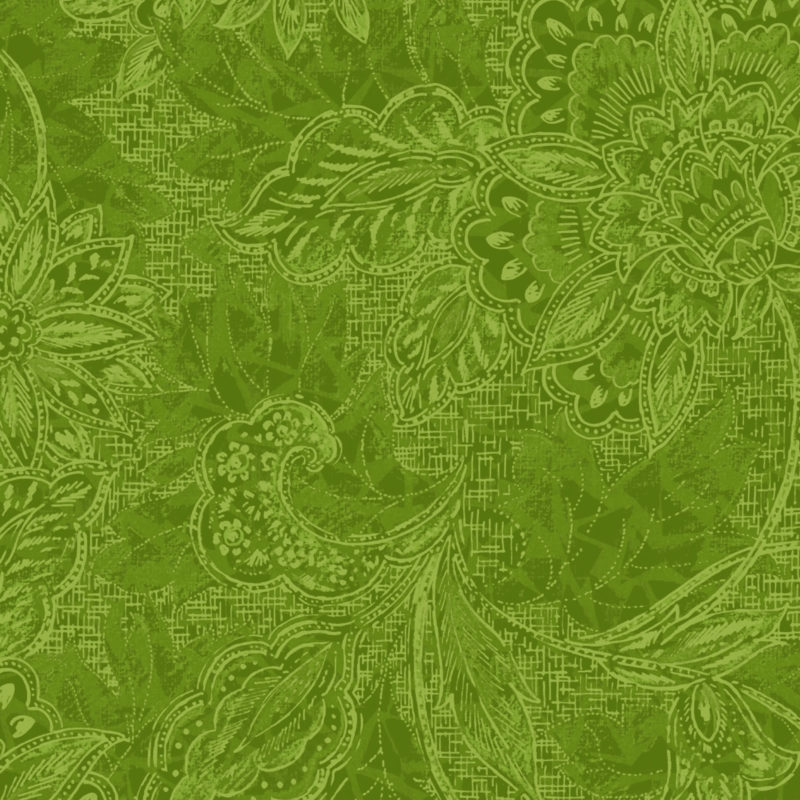 Oasis Fabrics - 118' Shadows - Jacquard, Green