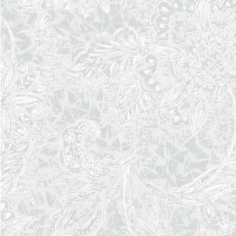 Oasis Fabrics - 118' Shadows - Jacquard, White