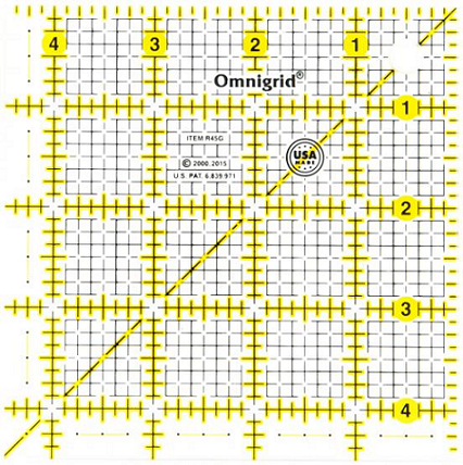 Omnigrid - Ruler - 4.5' Square