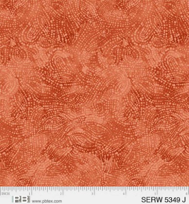 P & B Textiles - 108' Serenity - Serene Texture, Rust