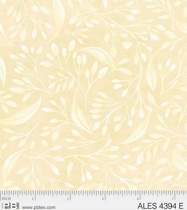 P & B Textiles - 108' Wide Alessia - Tonal Branches, Ecru