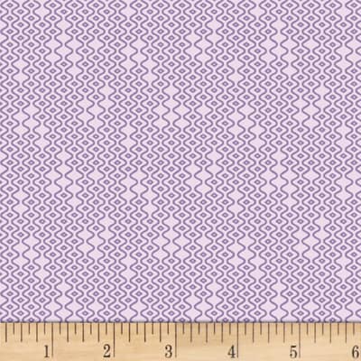 P & B Textiles - Amelie - Diamond Stripes, Lavender