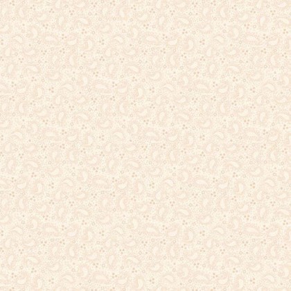 P & B Textiles - Apple Cider 16 - Paisley, Cream