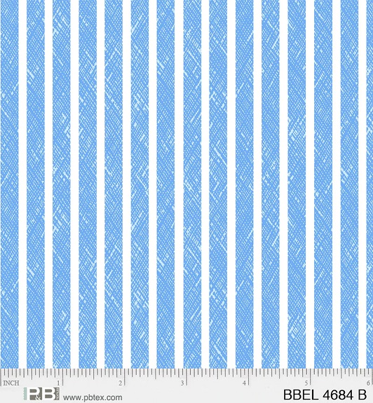 P & B Textiles - Baby Beluga - Stripe, Light Blue