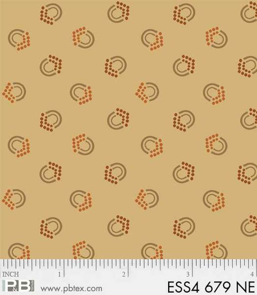 P & B Textiles - Bear Essentials 4 - New Geo, Tan