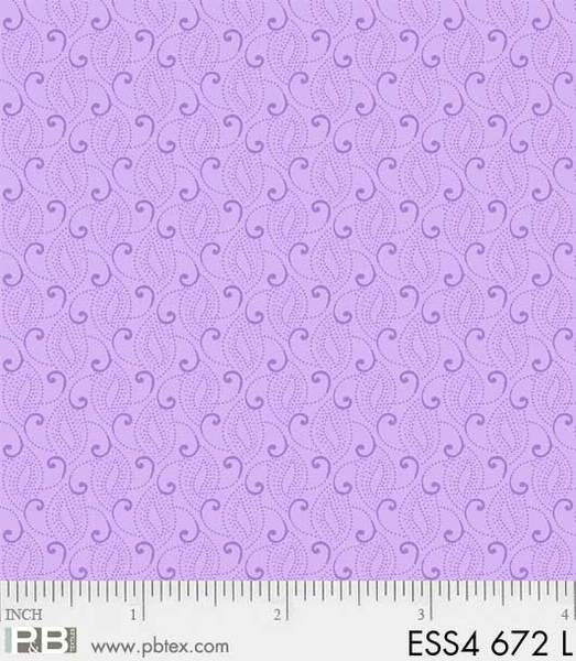 P & B Textiles - Bear Essentials 4 - Paisley, Lavender