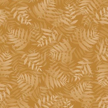 P & B Textiles - Fablewood - Tonal Foliage, Apricot