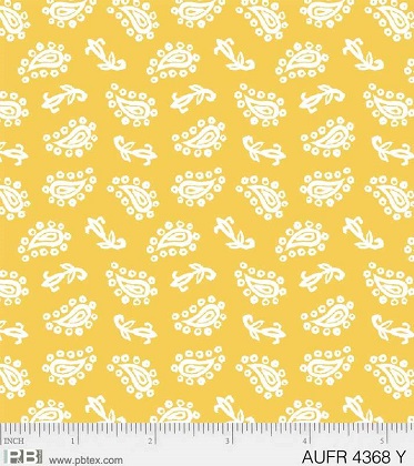 P & B Textiles - Fruit Stand - Paisley, Yellow