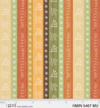 P & B Textiles - Harvest Minis - Stripes, Multi