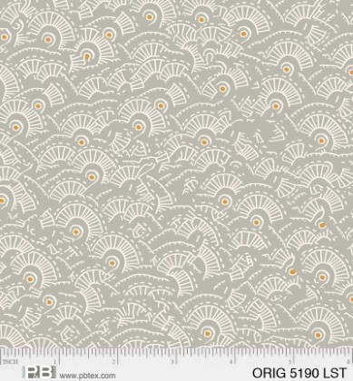 P & B Textiles - Origins - Linear Allover, Light Silver Taupe