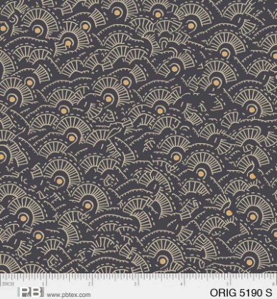 P & B Textiles - Origins - Linear Allover, Silver