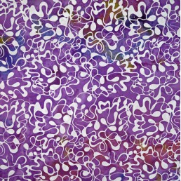 Parkside - Batik by Mirah - Squiggles, Lavender Lush