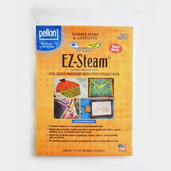 Pellon - EZ-Steam - Fusible Web - 1 Sided - 9' x 12' - 5 Ct.