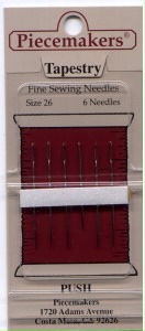 Piecemakers Needles - Tapestery - Size 26 - 6 Count