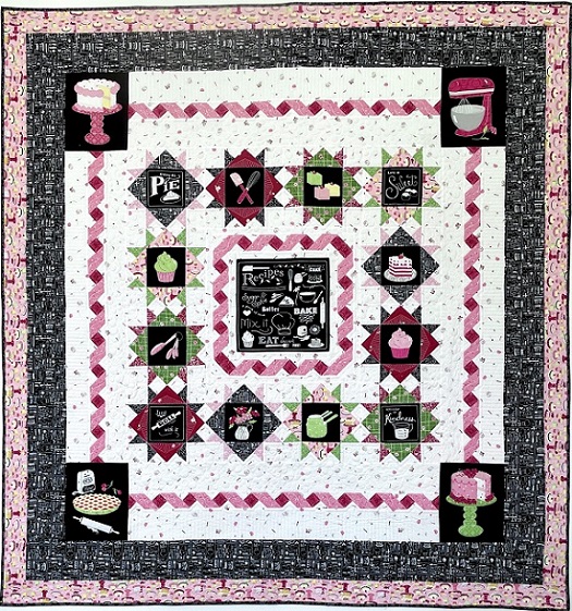 Quilt Kit - Bake Off, featuring Flour & Flower by Riley Blake (Large Throw)