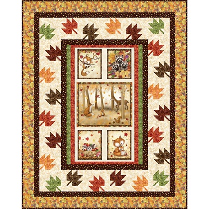 Quilt Kit - Falling Leaves by P & B Textiles