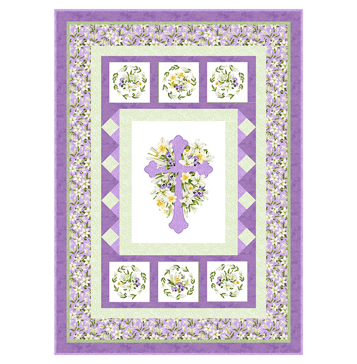 Quilt Kit - Hope & Trust Featuring Spring Awakening by Northcott (Twin)