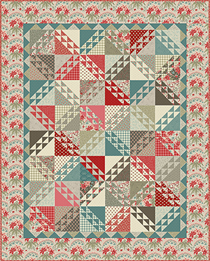 Quilt Kit - Tradewinds Tide by Andover (Light) Twin Quilt