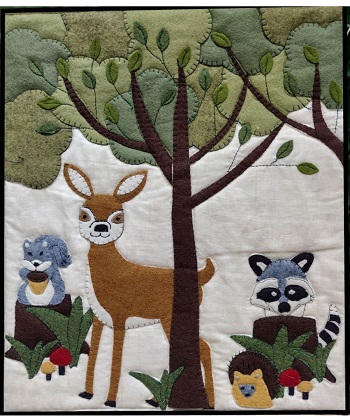 Quilt Wall Hanging Kit - Forest Critters