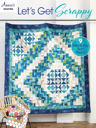 Quilting Book - Let's Get Scrappy - 9 Stash-Building Quilt Designs