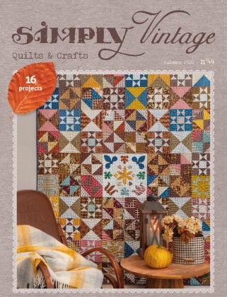 Quilting Book - Quarterly Simply Vintage Magazine 44 - 16 Projects